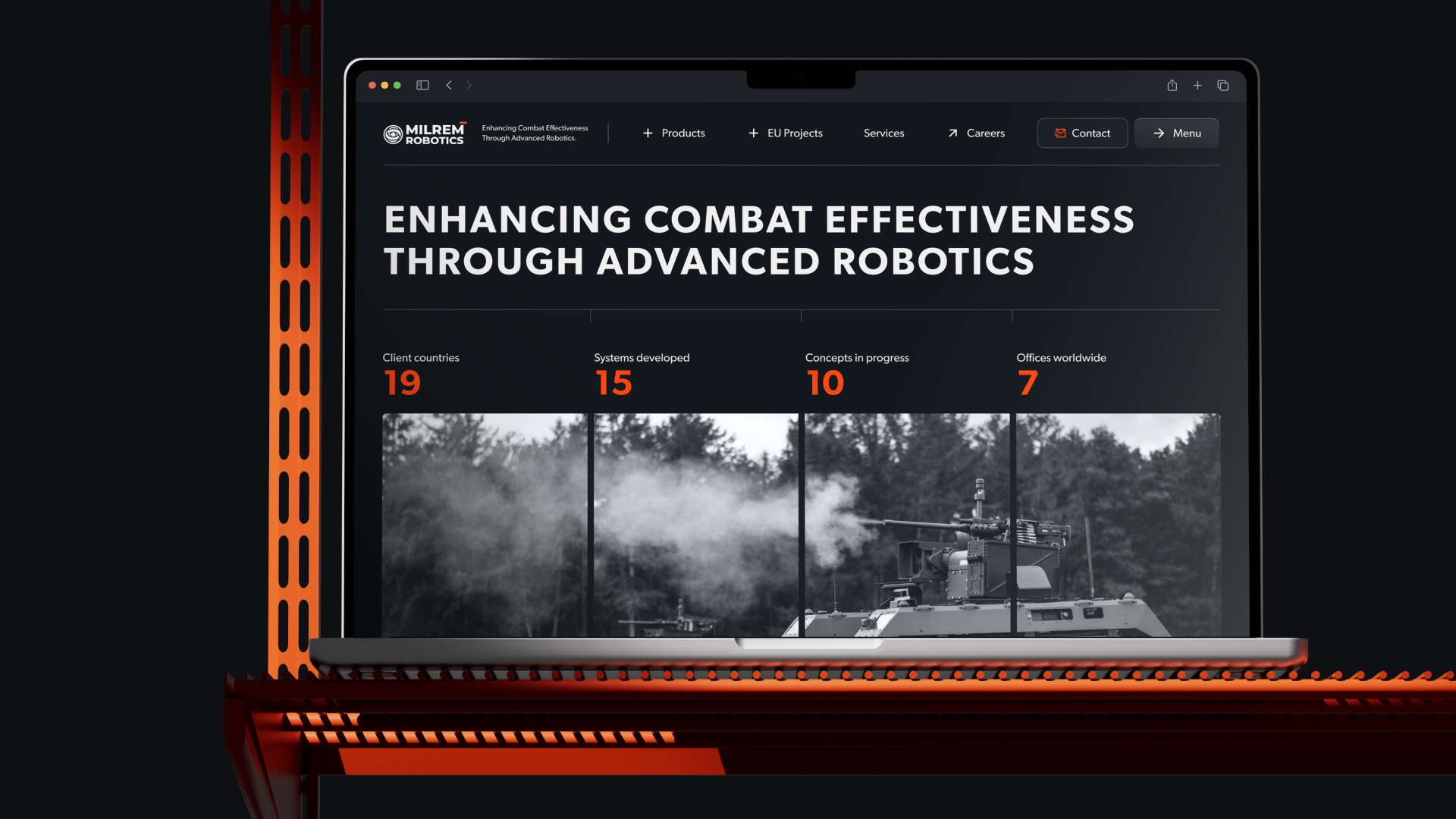 Revamping Milrem Robotics’ Website